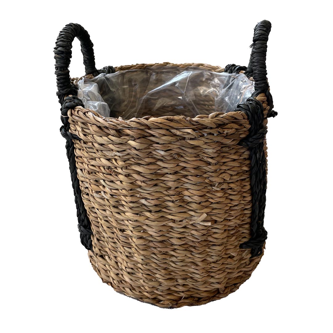 Cestino Vimini naturale nero