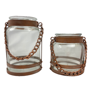 Vaso Vetro Corten