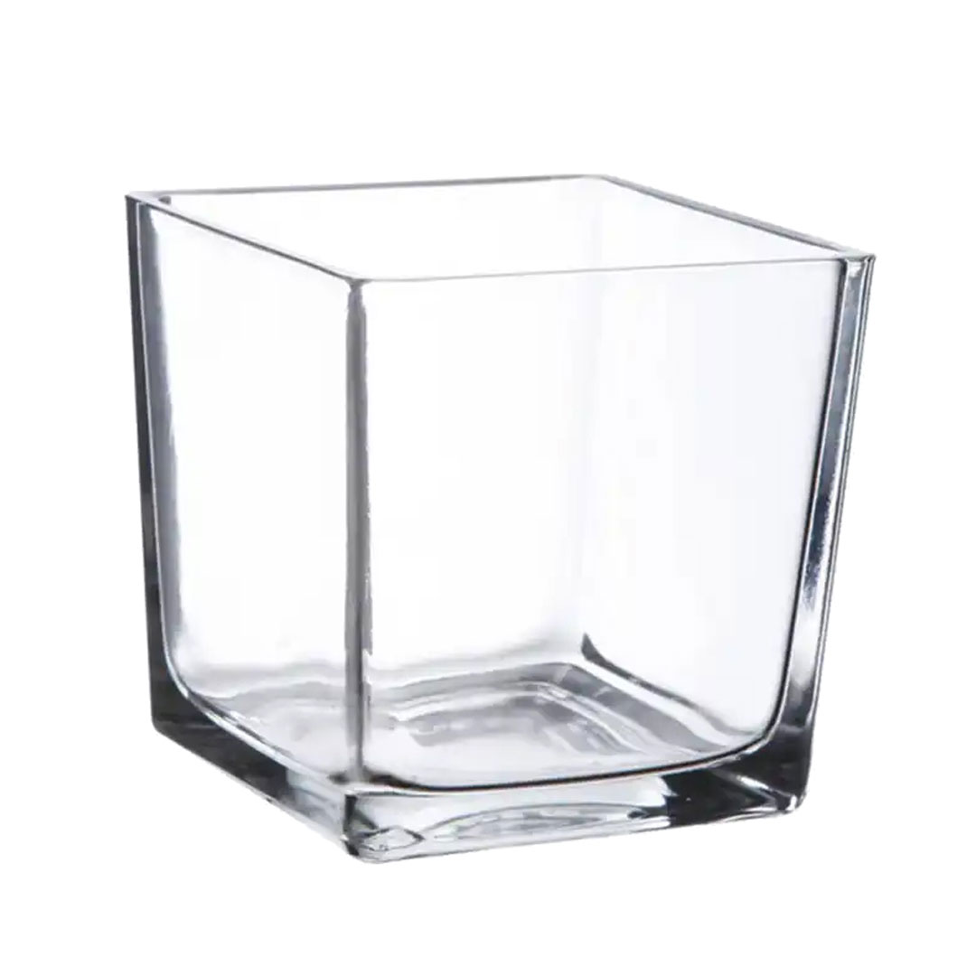 Vaso Vetro Quadrato