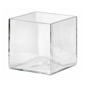 Vaso Vetro Cubo