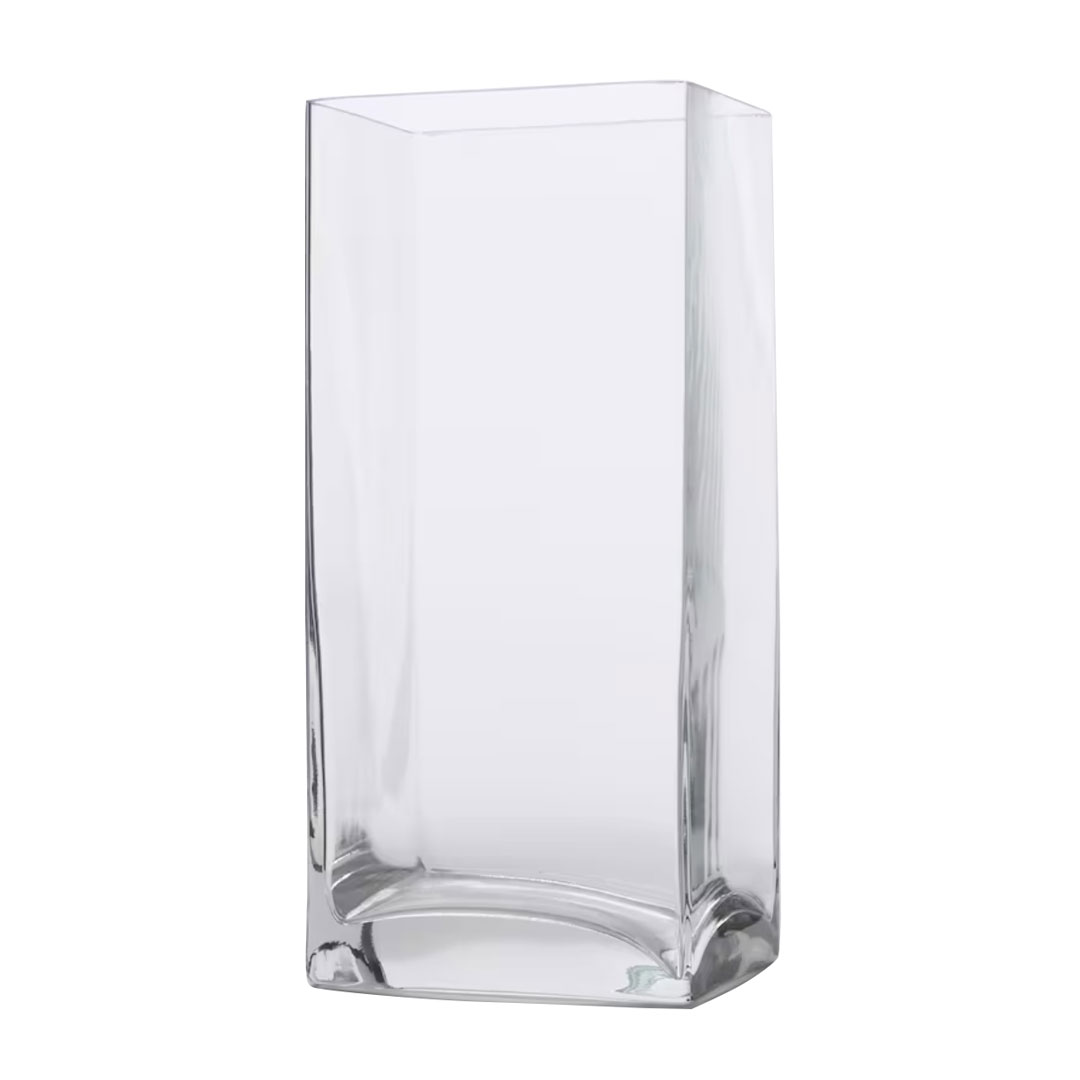 Vaso Vetro Quadrato alto