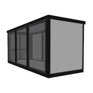 MoveBox container in acciaio e vetro