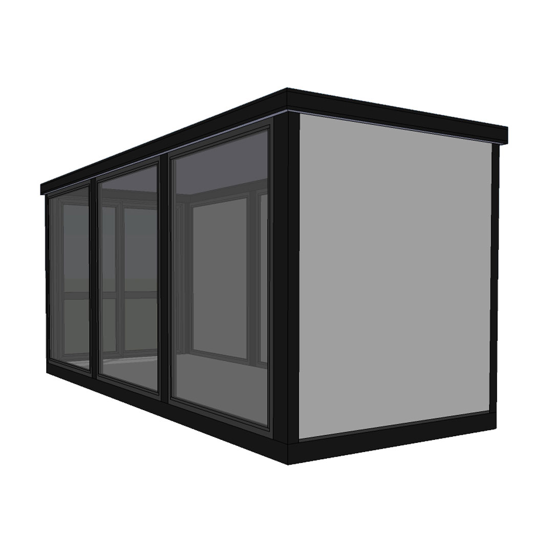 MoveBox container in acciaio e vetro