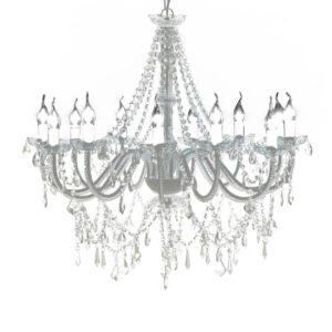 Lampadario Cristall 12 Trasparente