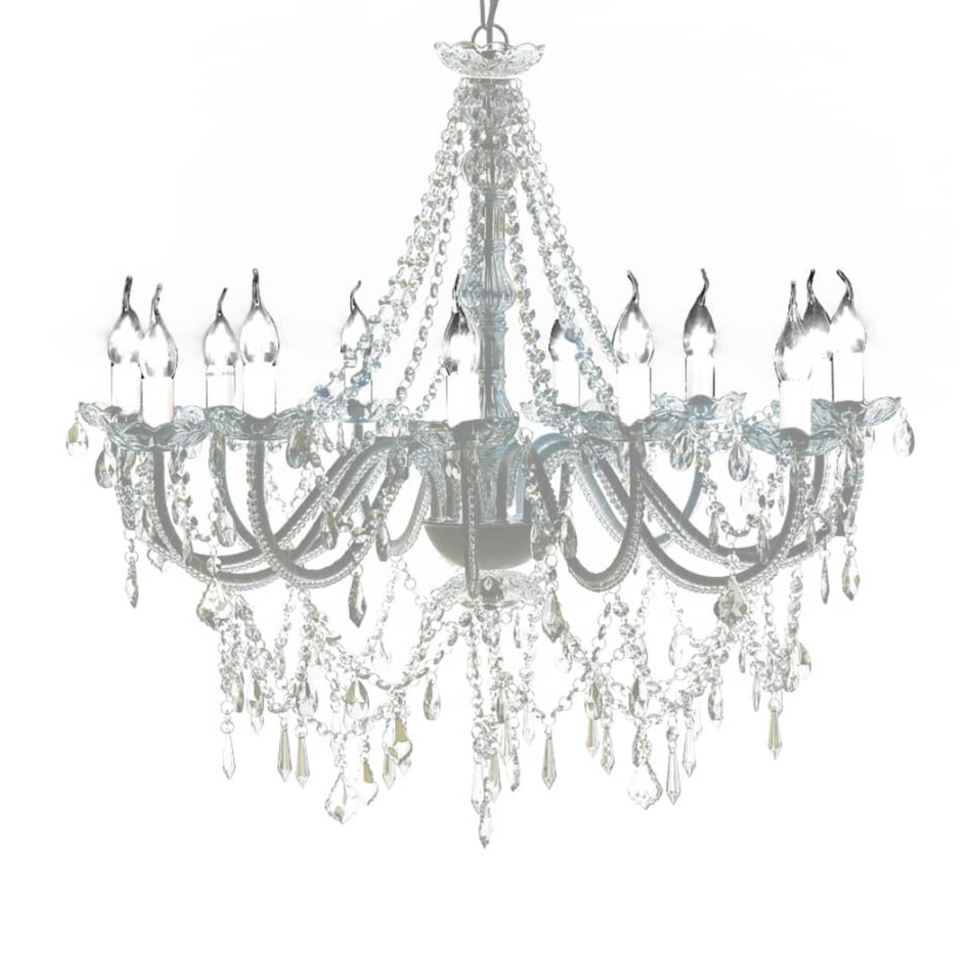 Lampadario Cristall 12 Trasparente