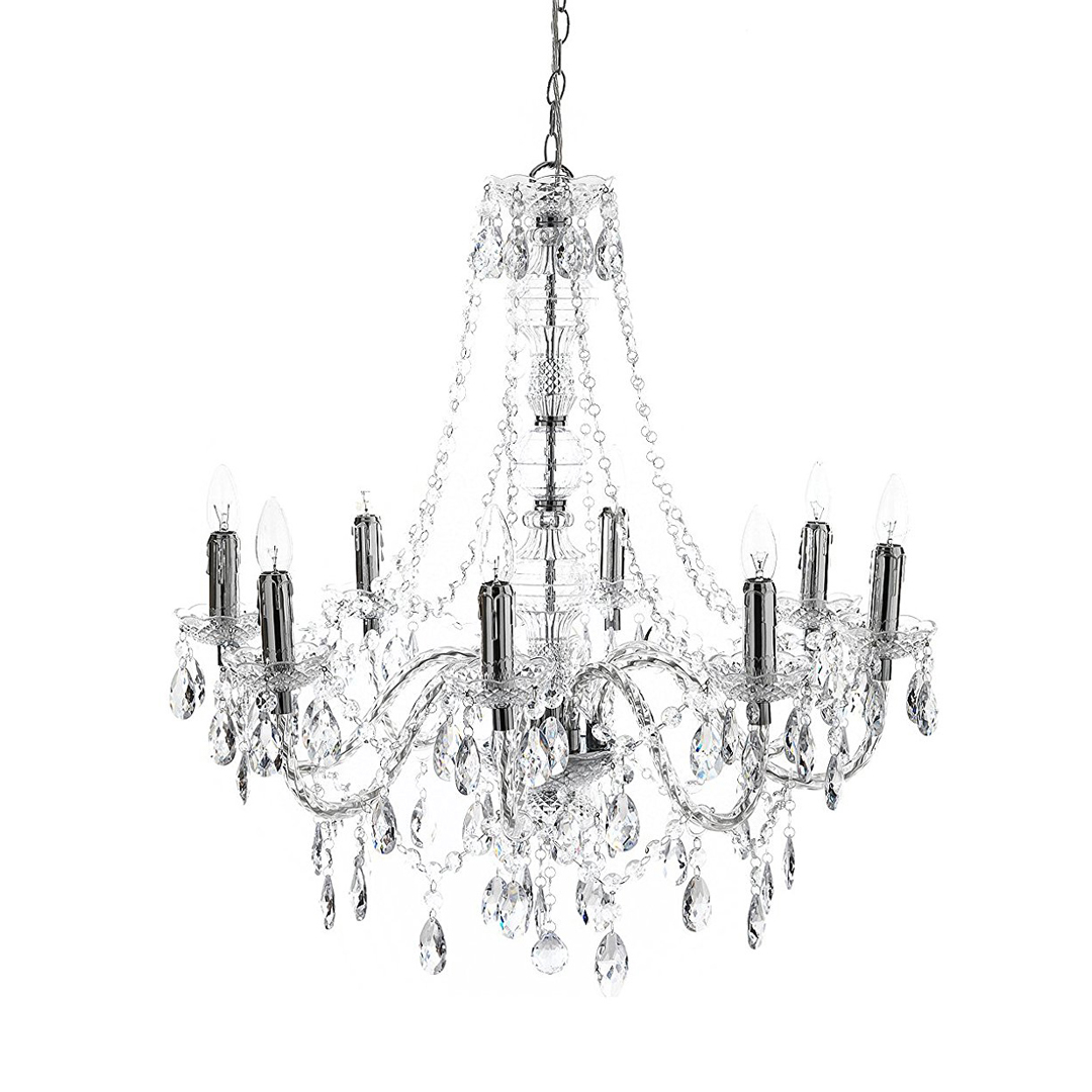 Lampadario Jewel 8 Trasparente