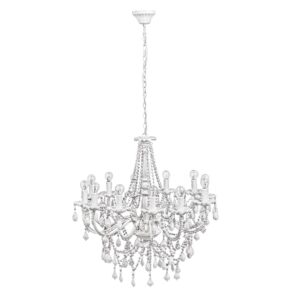 Lampadario Jewel 8 Bianco