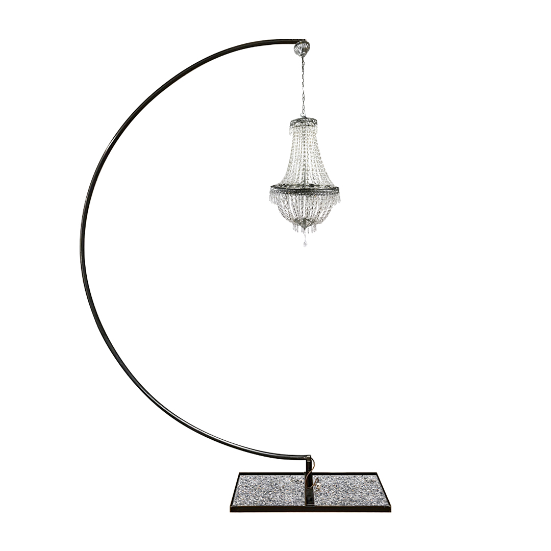 Lampadario Impero 3 luci argento Big - immagine 2