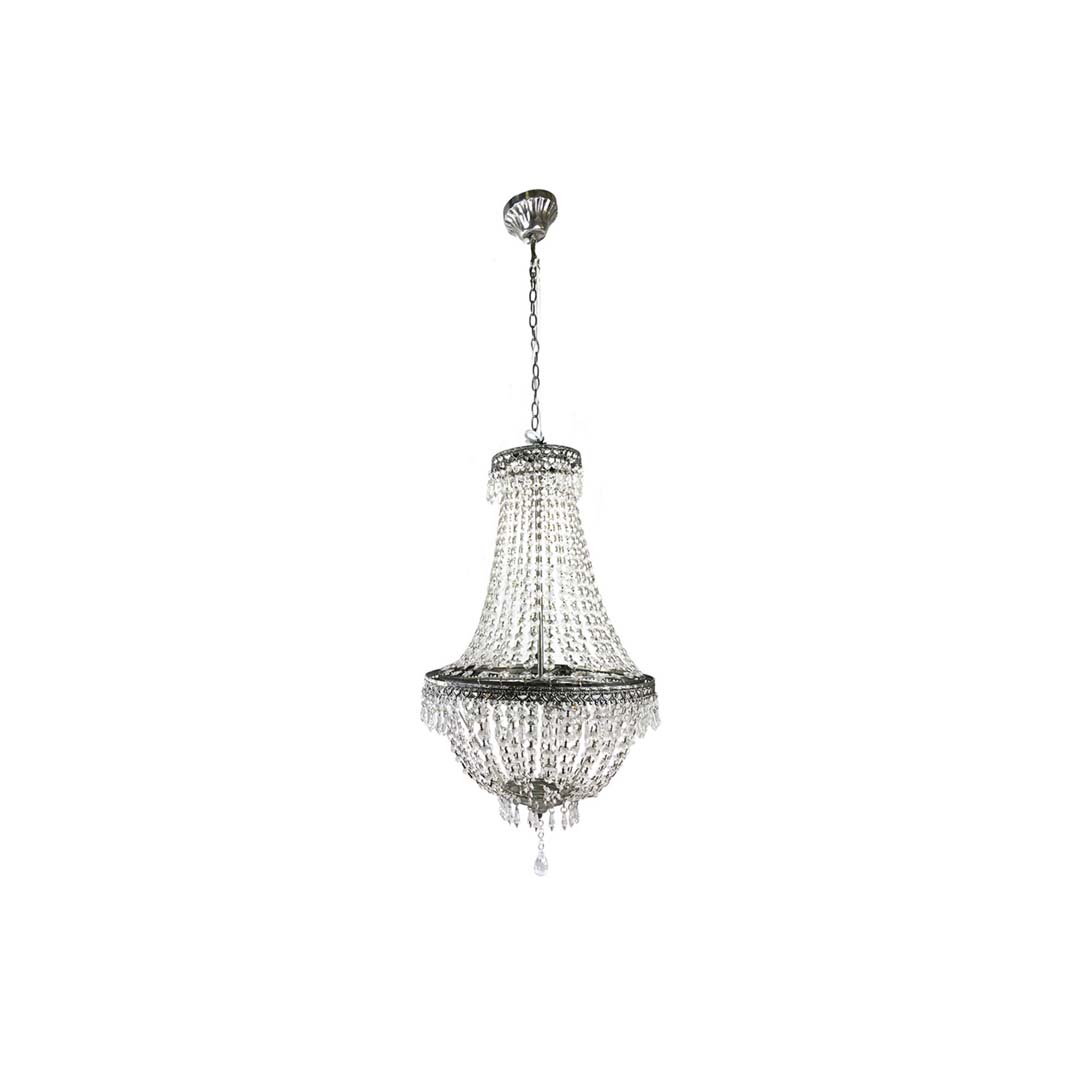 Lampadario Impero 3 luci argento Small
