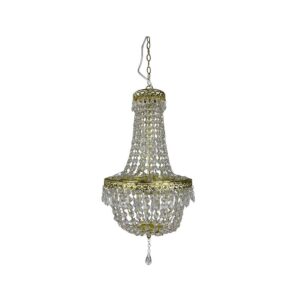 Lampadario Impero 3 luci oro Medium