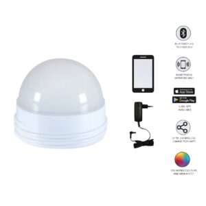 Lampadina Candy Light ricaricabile Bluetooth