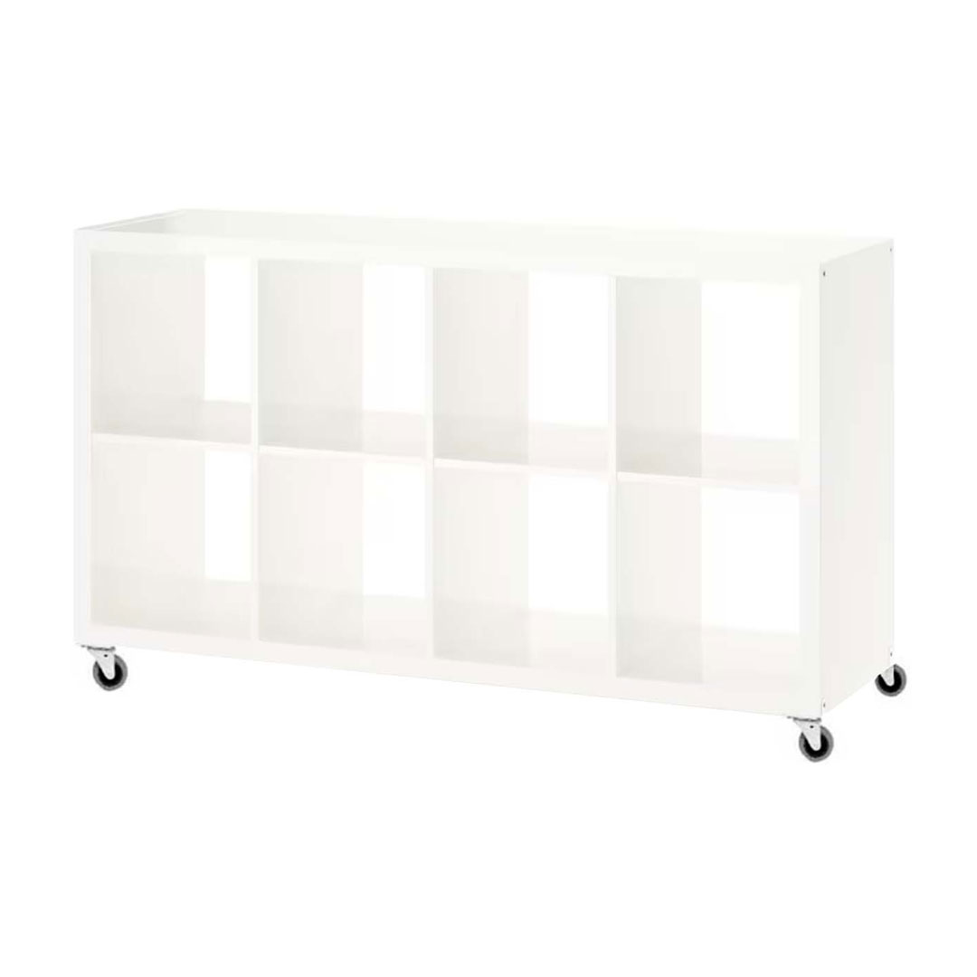 Libreria Soho top ecopelle con ruote
