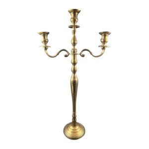 Candelabro 3 braccia oro