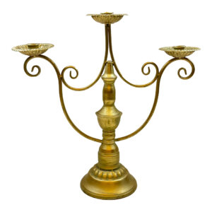 Candelabro Aladin 3 braccia oro
