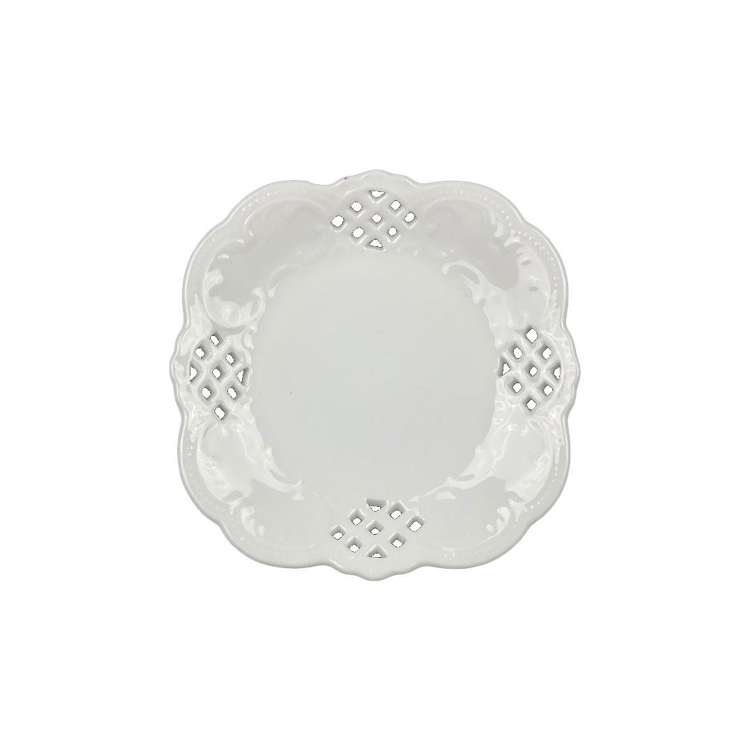All White Piattino traforato