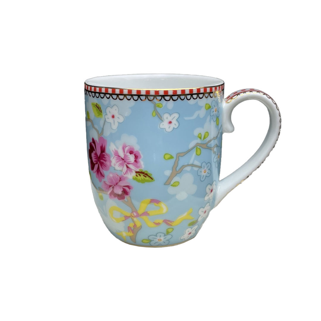 Royal Flower Mug Mix & Match azzurro