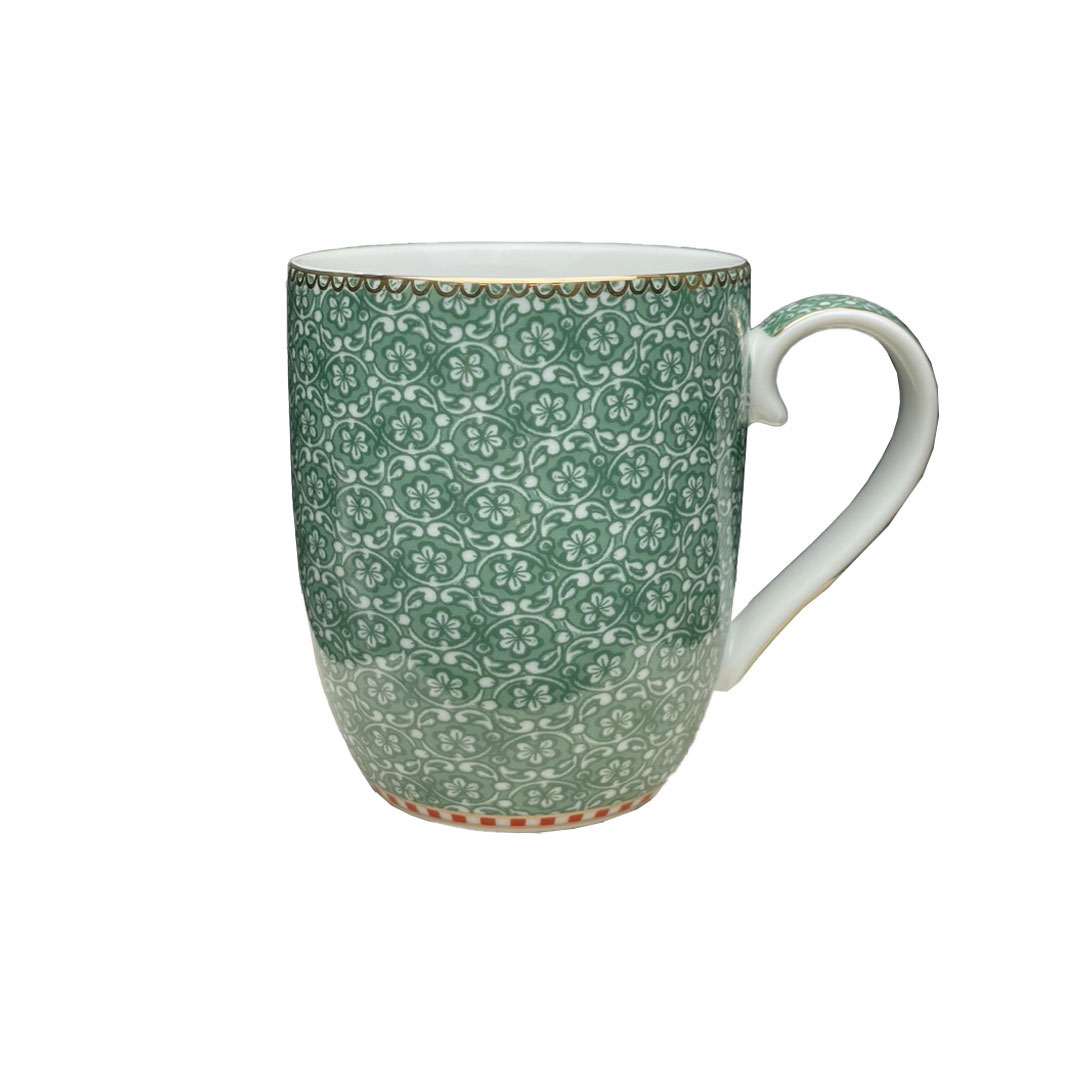Royal Flower Mug Mix & Match verde
