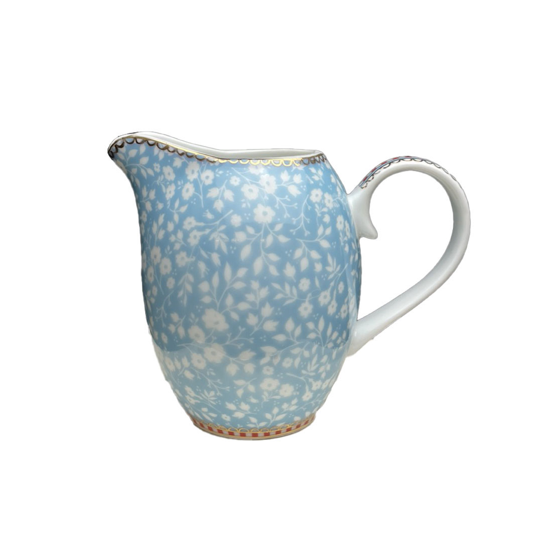 Royal Flower Lattiera Mix & Match azzurro