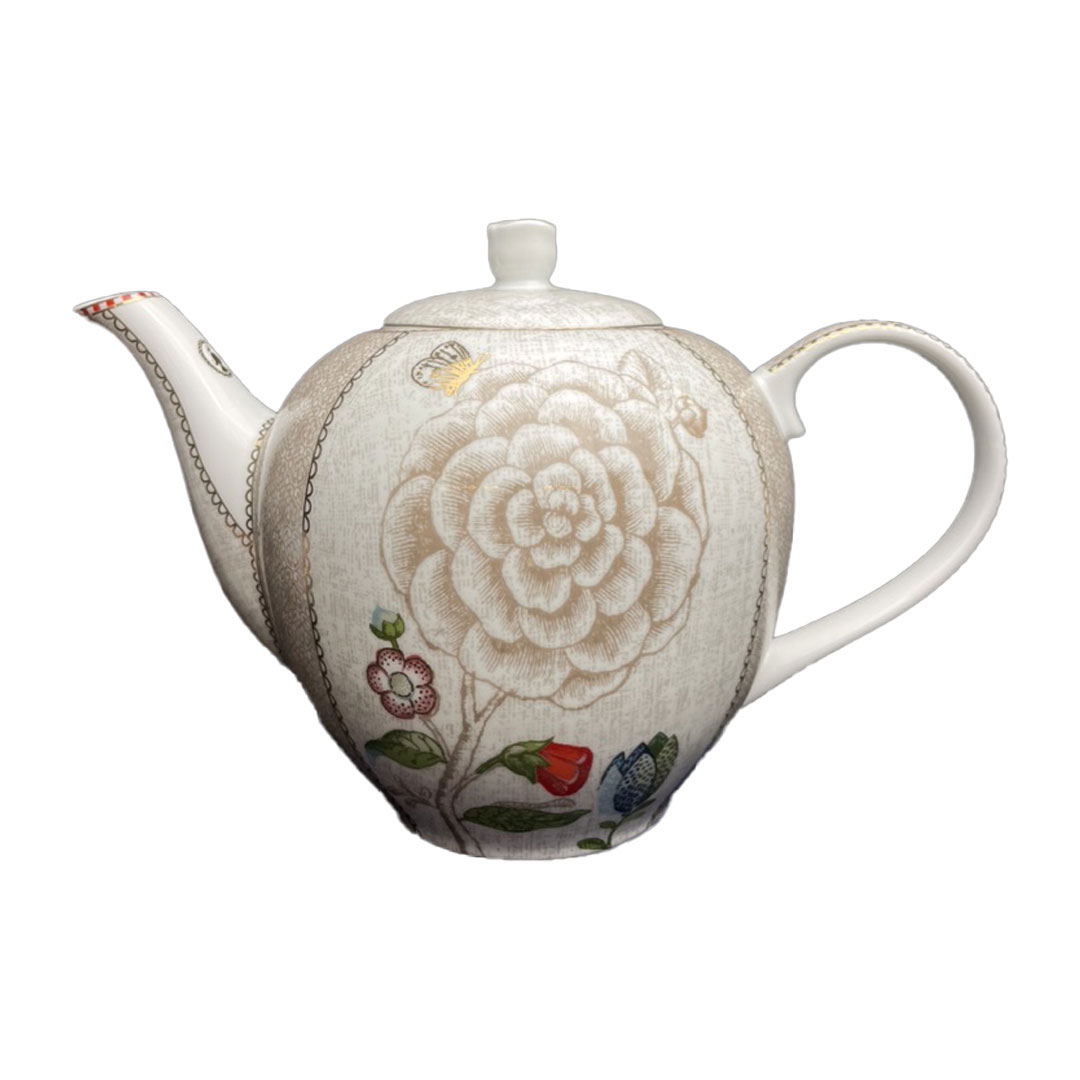 Royal Flower Teiera Mix & Match bianca