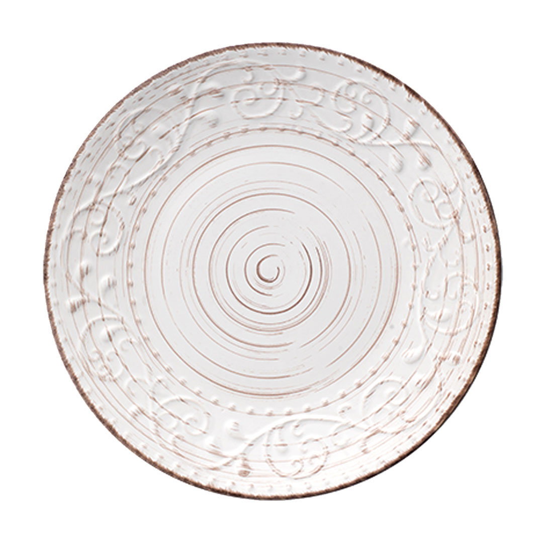 Material Serendipty Piatto piano Bianco 27