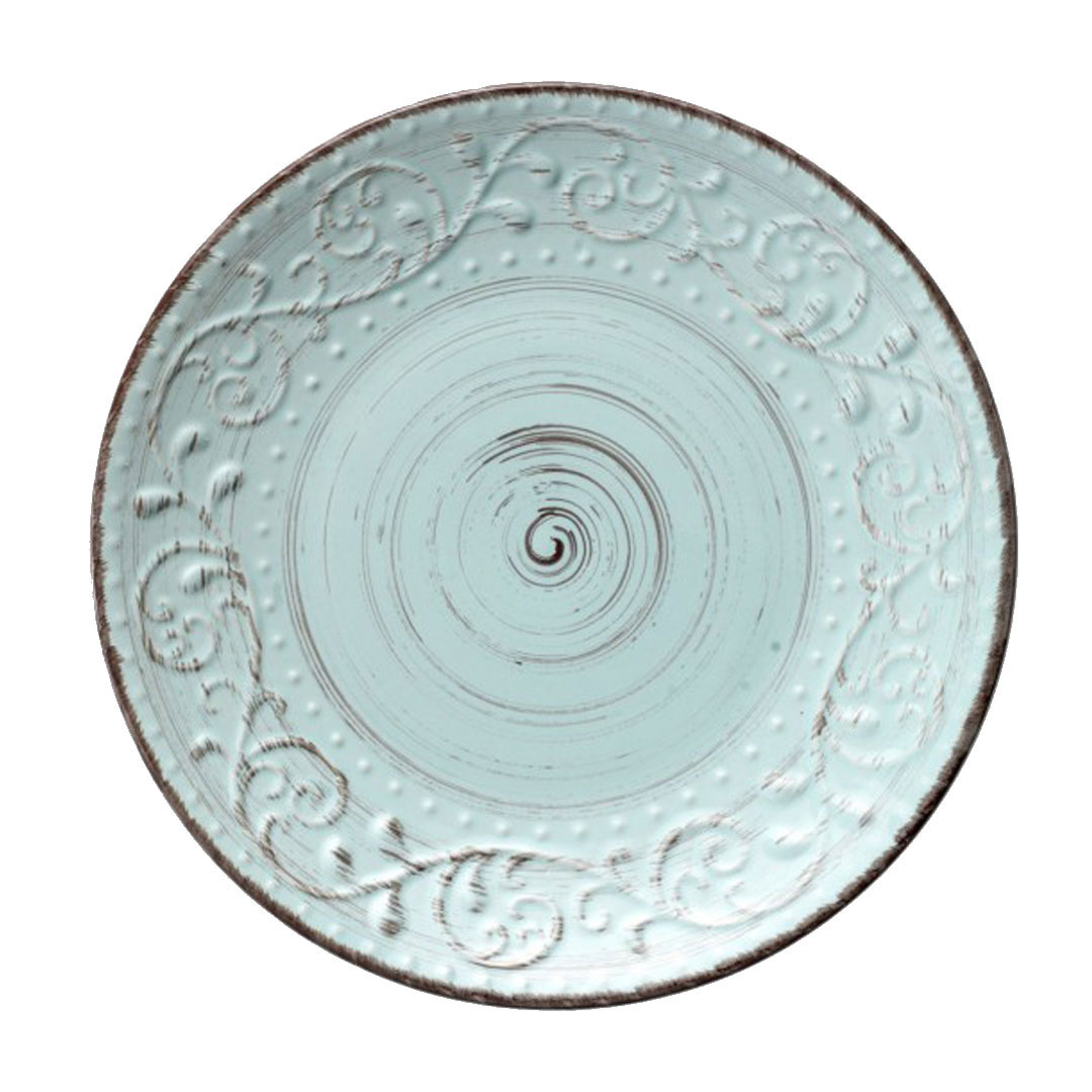 Material Serendipty Piatto piano Turchese 27