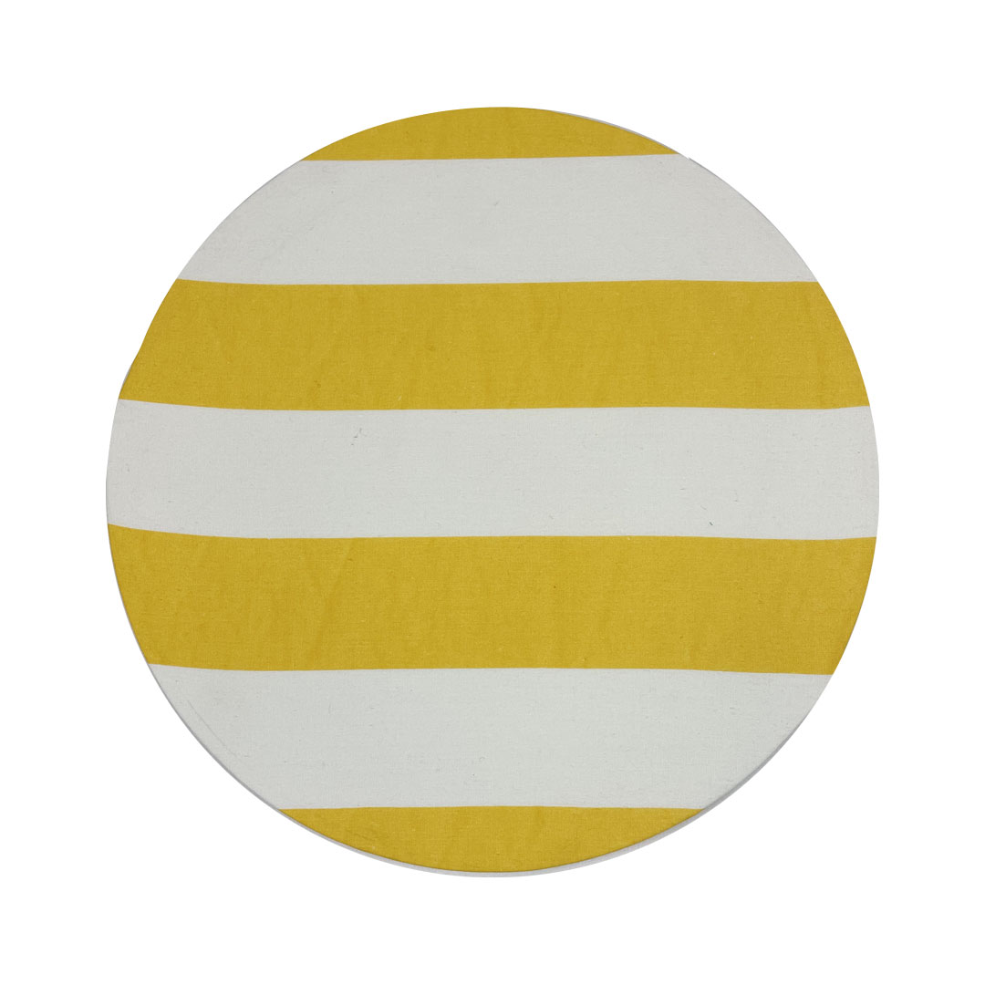 Sottopiatto Tessile Fantasia Righe giallo