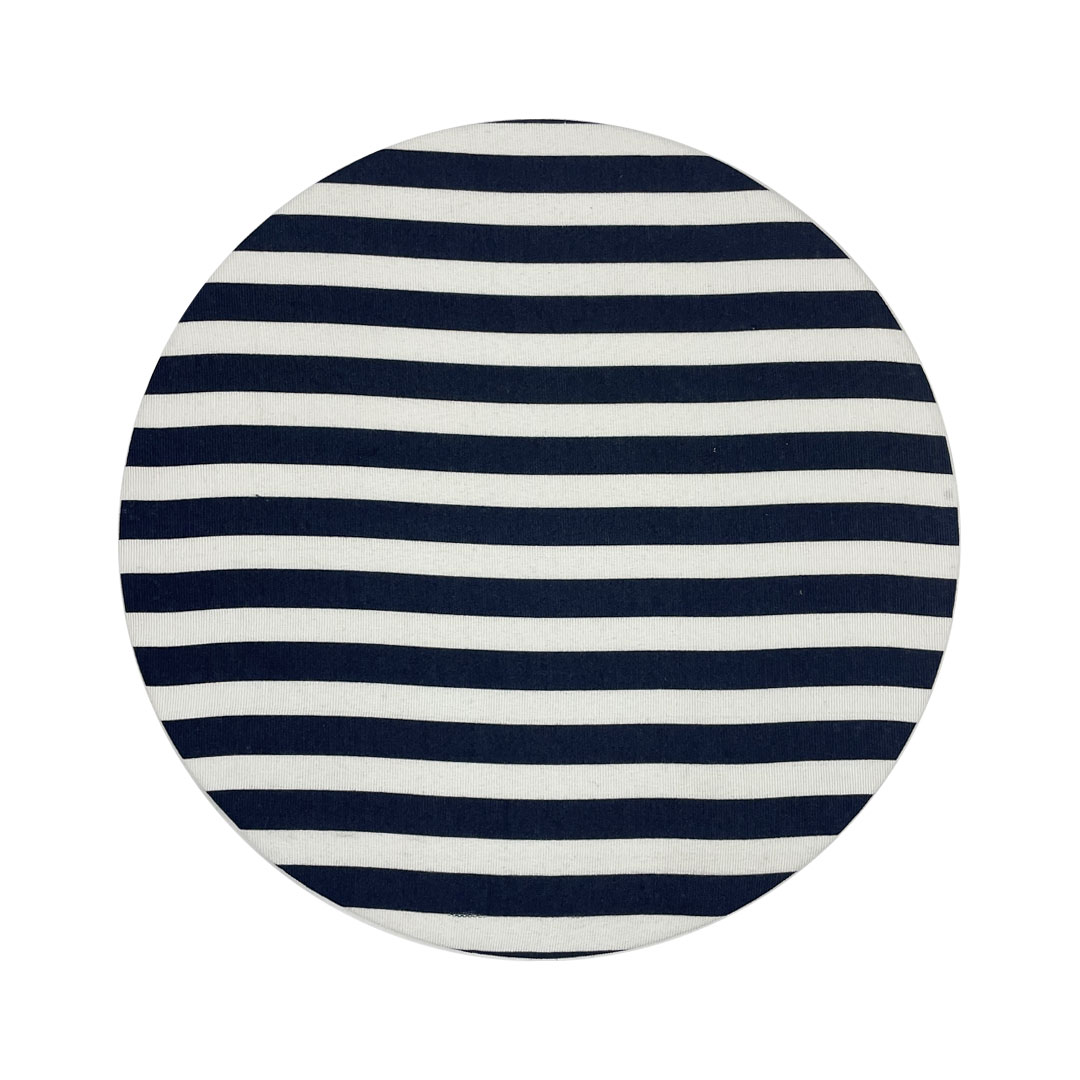 Sottopiatto Tessile Fantasia Righe blu