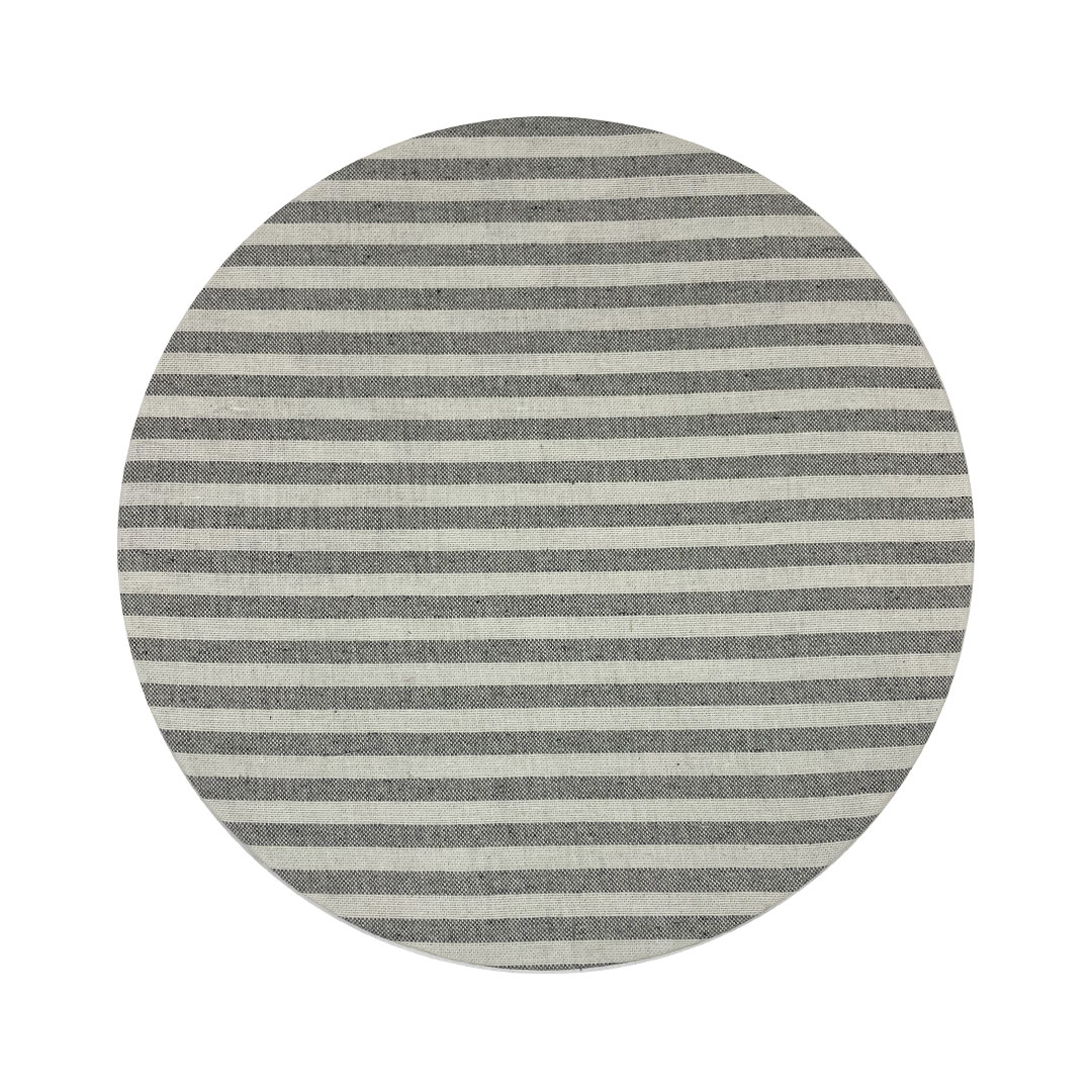Sottopiatto Tessile Fantasia Righe grigio