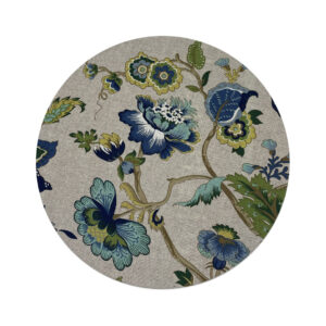 Sottopiatto Tessile Fantasia Floreale blu