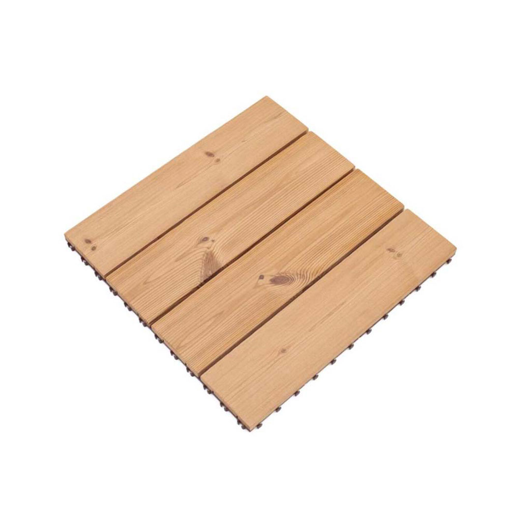Piastrella in legno 60x60 su misura