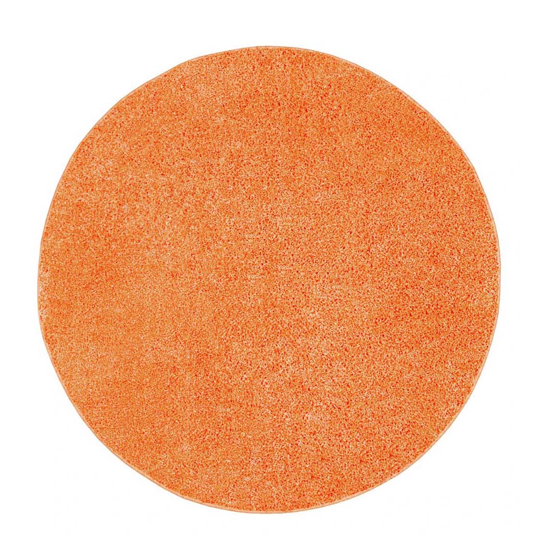 Tappeto Arancione tondo 94