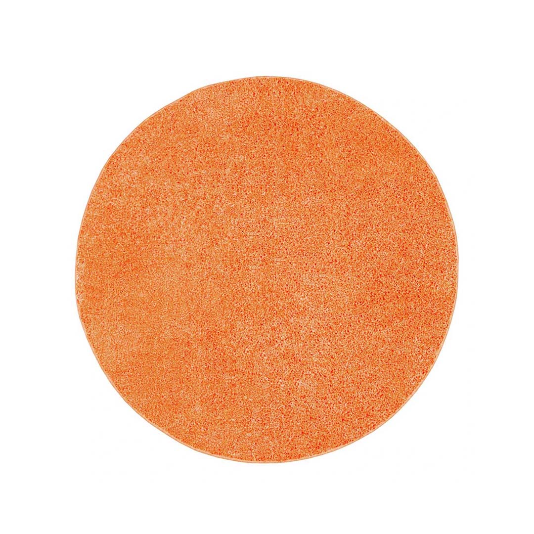 Tappeto Arancione tondo 60