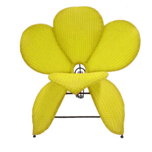 Poltrona Fiore gialla