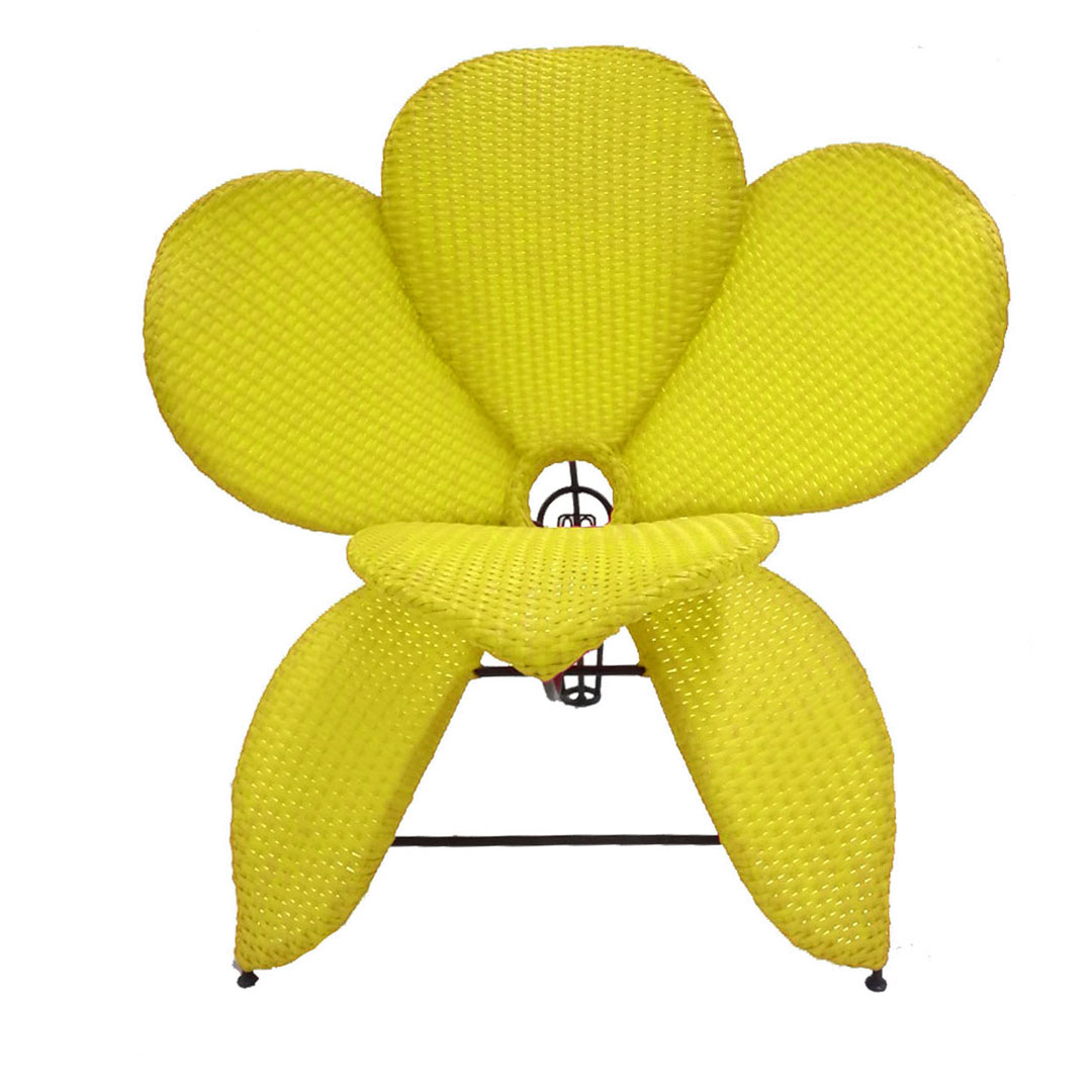 Poltrona Fiore gialla