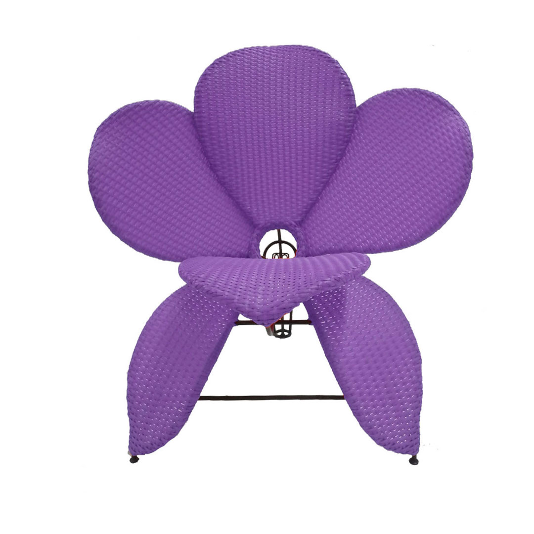Poltrona Fiore viola