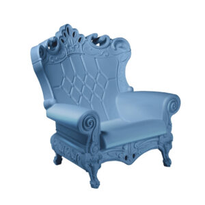 Poltrona Queen of Love blu