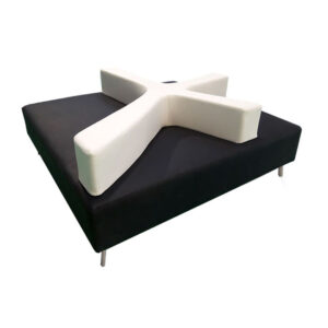 Divano Jungle ecopelle nero bianco