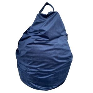 Copertura Poltrona Sacco velluto blu