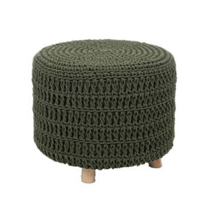 Pouf Braid 50 verde