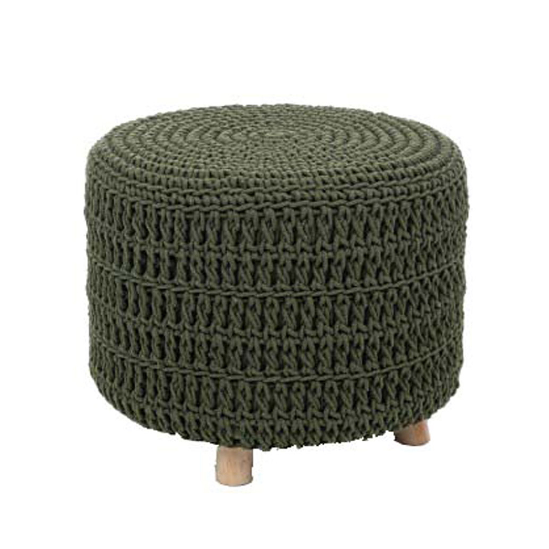 Pouf Braid 50 verde