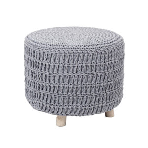 Pouf Braid 50 grigio
