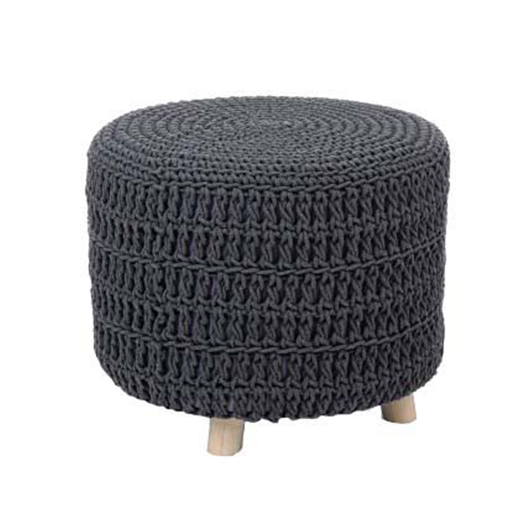Pouf Braid 50 antracite