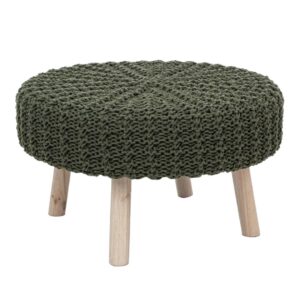 Pouf Braid 70 verde