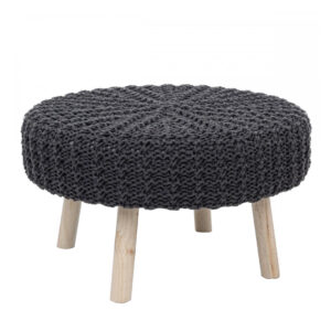 Pouf Braid 70 antracite