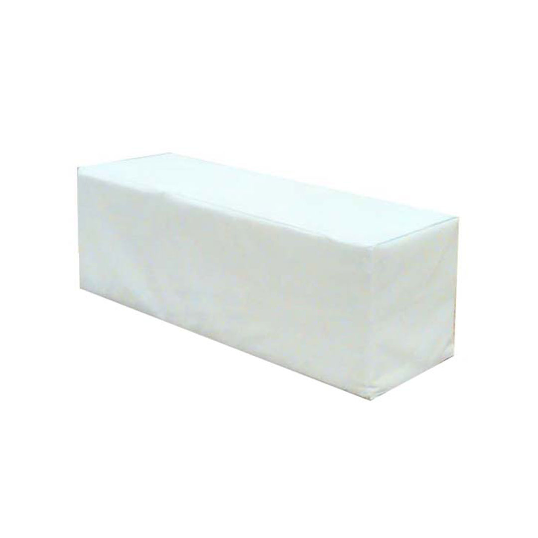 Pouf Riga 135 ecopelle bianca