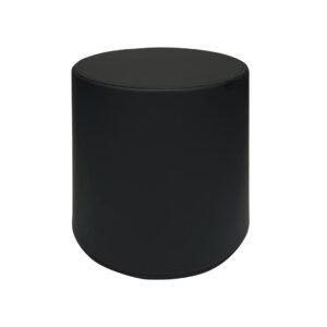 Pouf Pallino 39 ecopelle nera