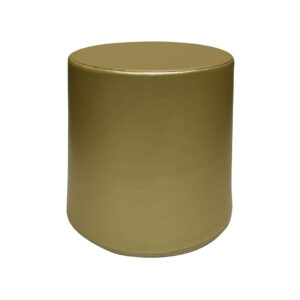Pouf Pallino 39 ecopelle oro
