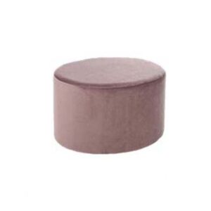 Pouf Pallino 60 tessuto velluto rosa