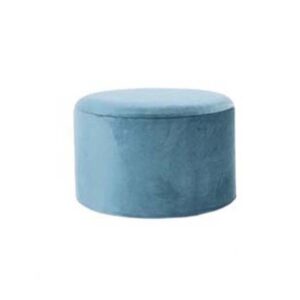 Pouf Pallino 60 tessuto azzurro