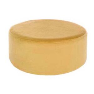 Pouf Pallino 100 velluto senape